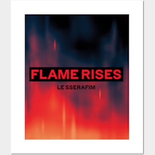 Le sserafim Flame Rises Tour Posters and Art